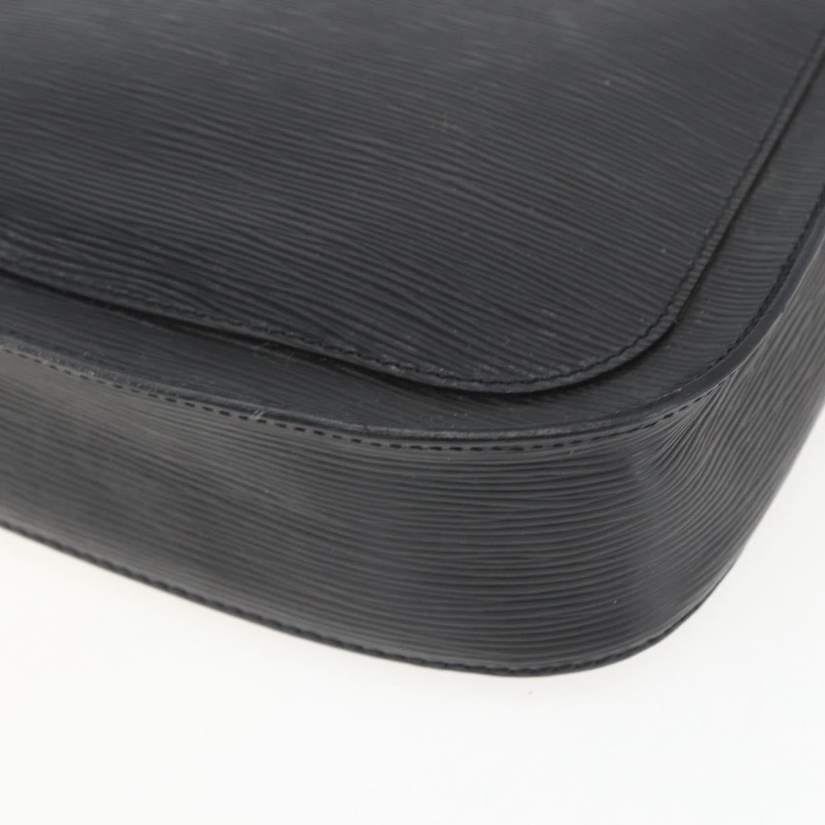 LOUIS VUITTON Epi Saint Cloud GM Shoulder Bag Black Noir M52192 LV Auth 156981