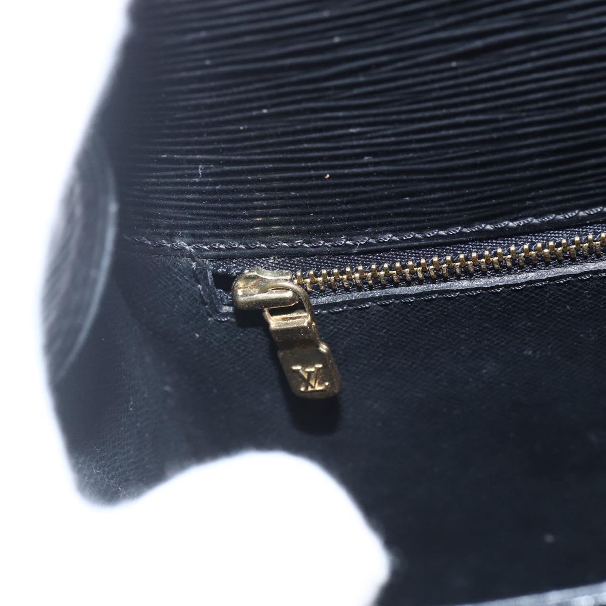 LOUIS VUITTON Epi Saint Cloud GM Shoulder Bag Black Noir M52192 LV Auth 156981