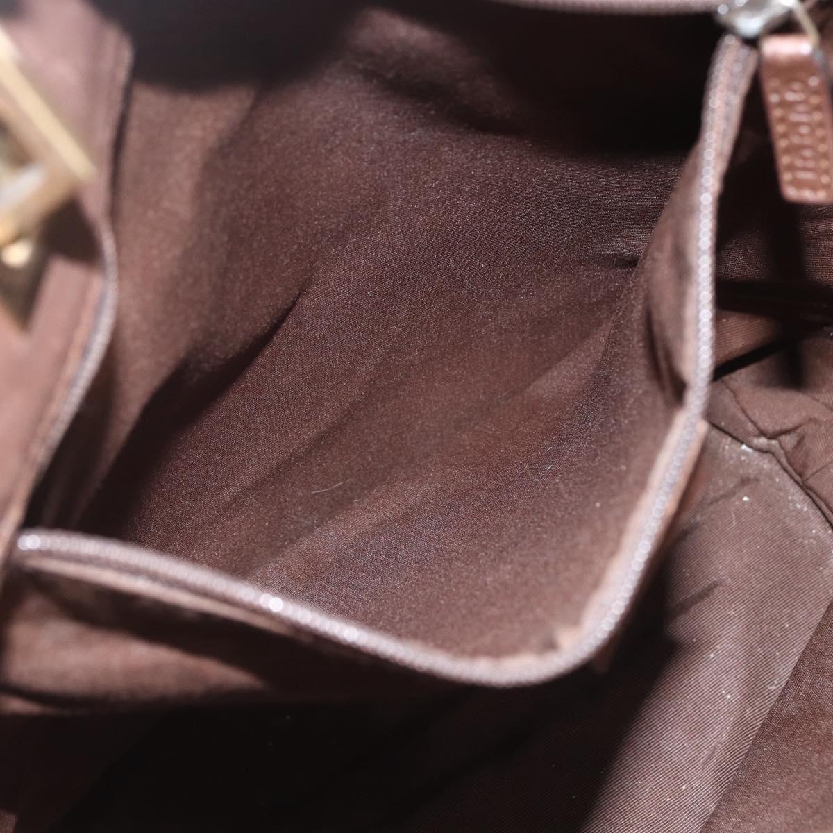 GUCCI GG Canvas Hand Bag Beige Gold 002 1099 Auth 156989