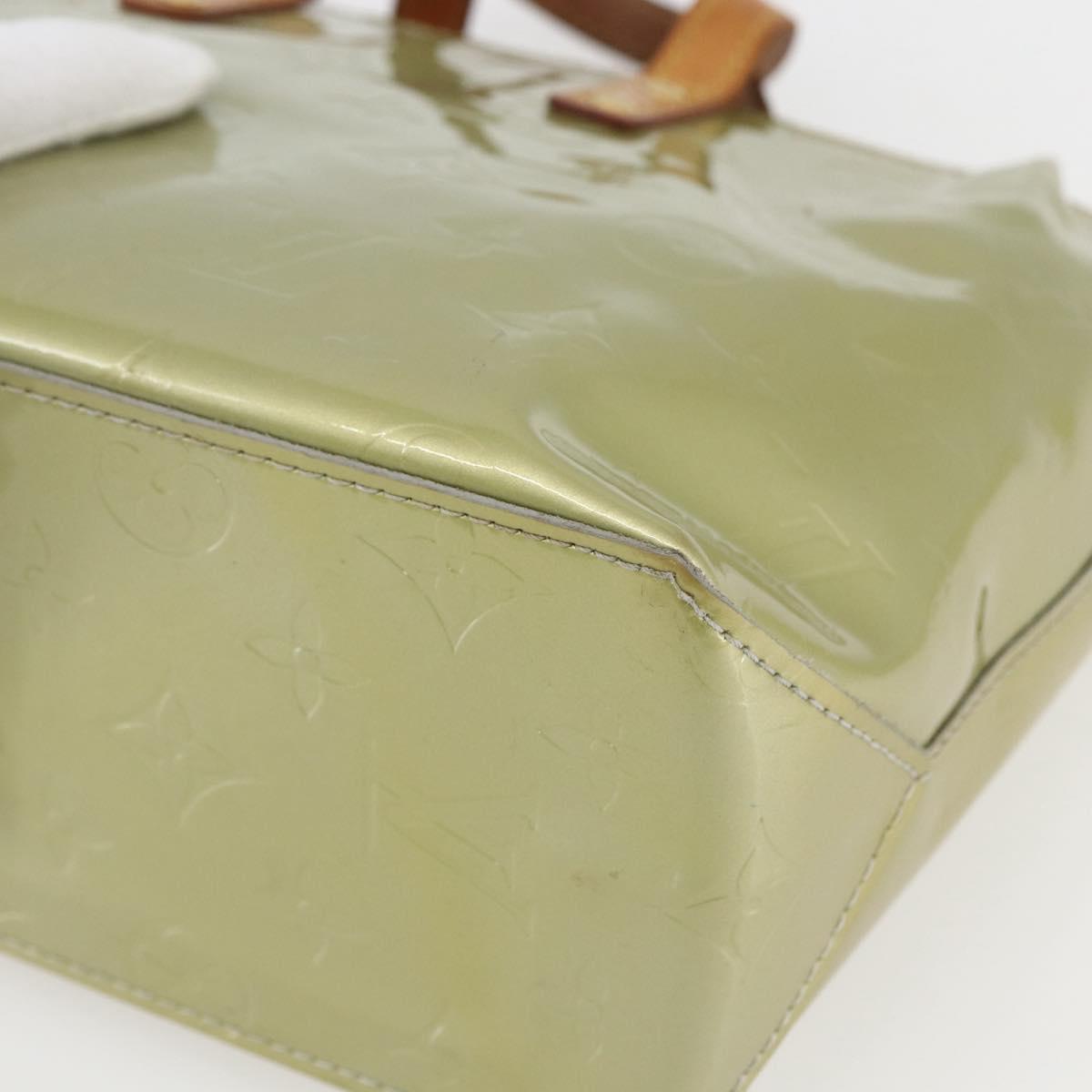 LOUIS VUITTON Monogram Vernis Reade PM Hand Bag Gris M91145 LV Auth 156990