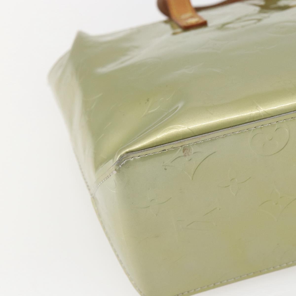 LOUIS VUITTON Monogram Vernis Reade PM Hand Bag Gris M91145 LV Auth 156990