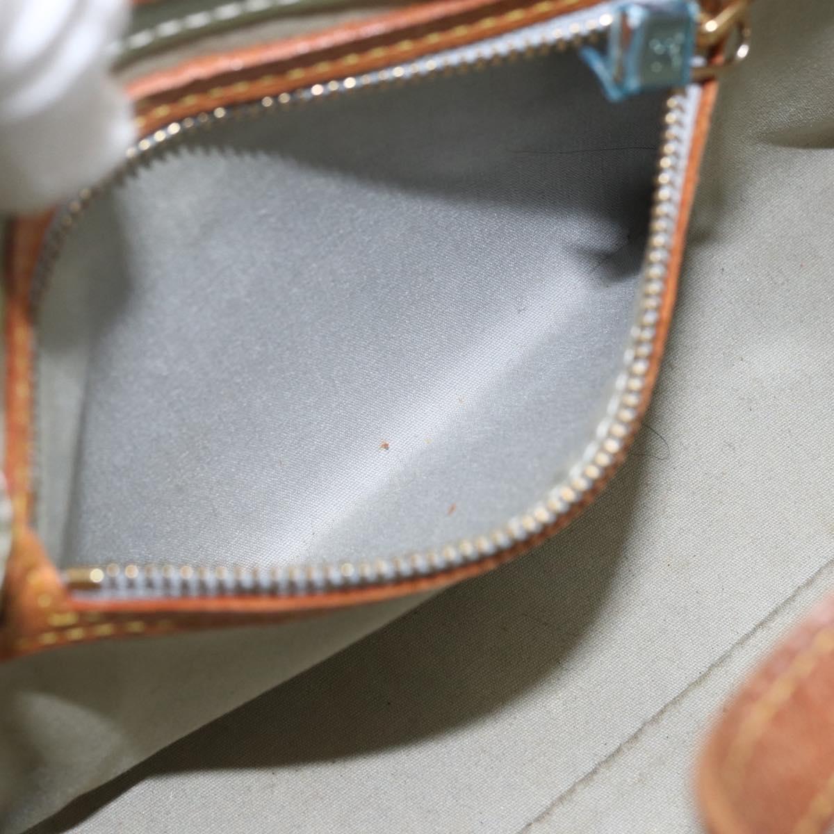 LOUIS VUITTON Monogram Vernis Reade PM Hand Bag Gris M91145 LV Auth 156990