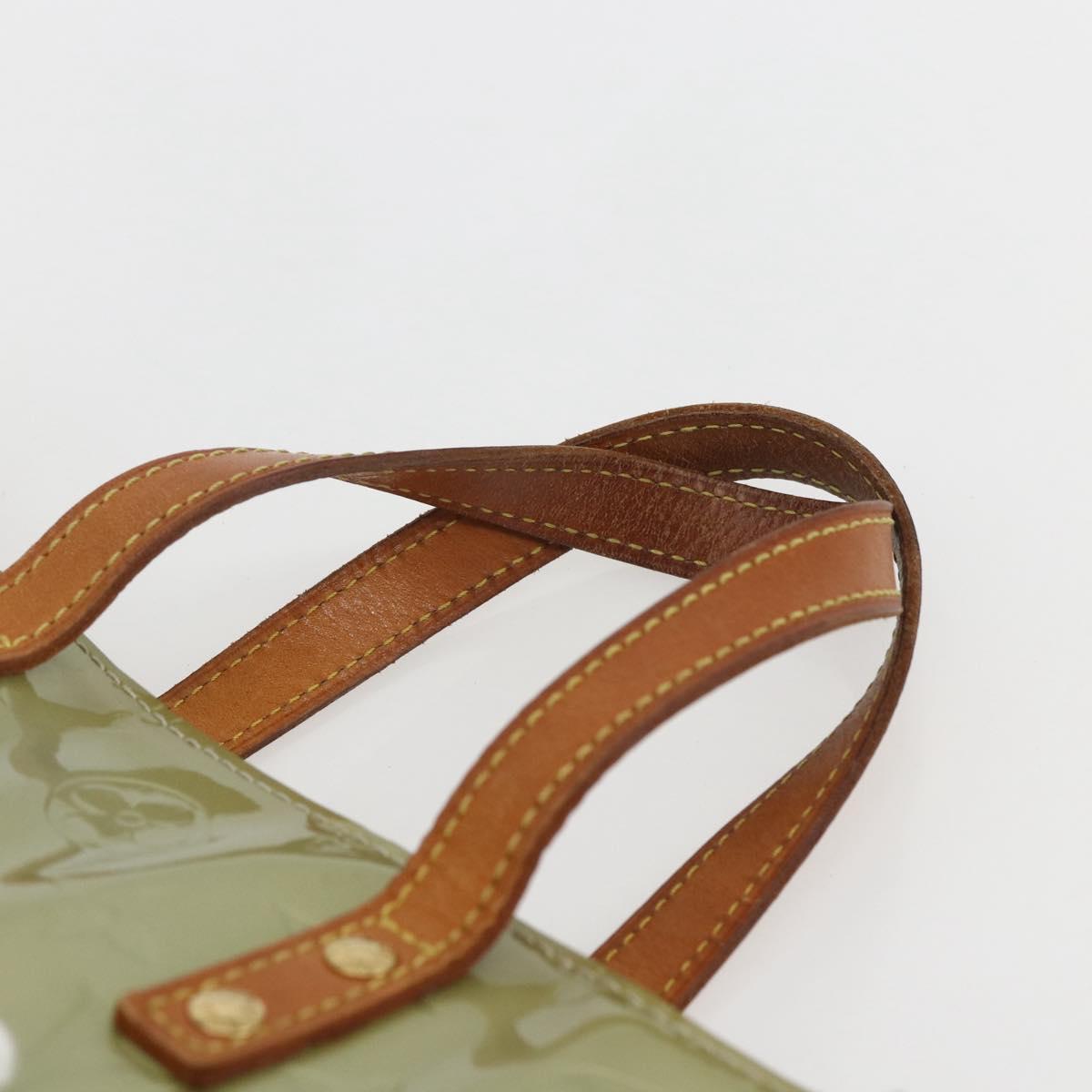 LOUIS VUITTON Monogram Vernis Reade PM Hand Bag Gris M91145 LV Auth 156990