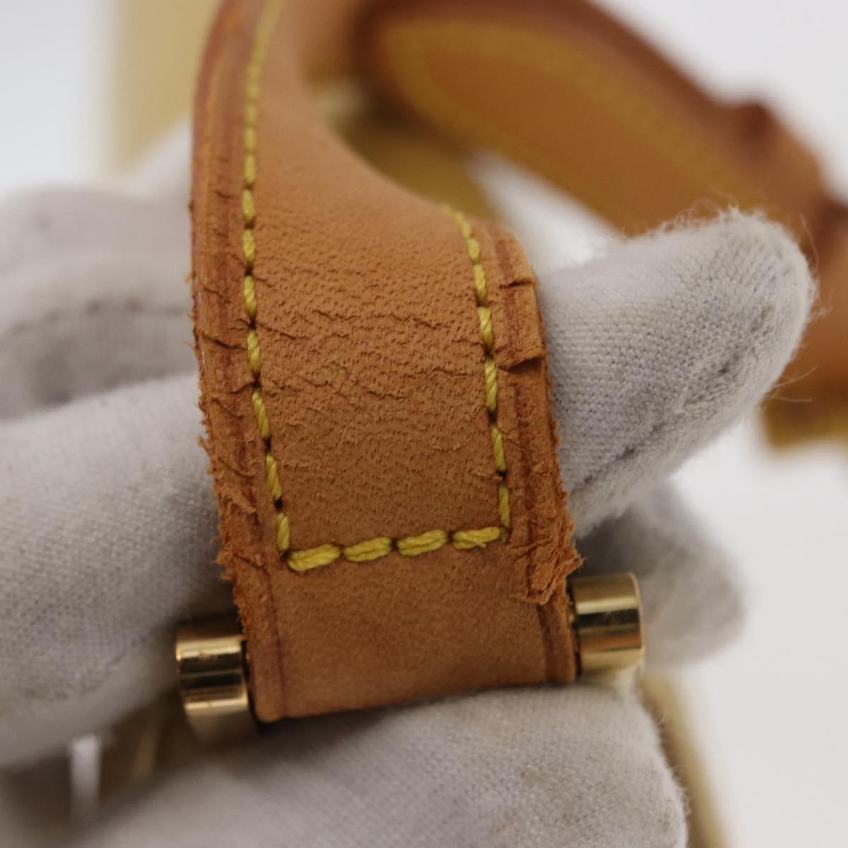 LOUIS VUITTON Monogram Vernis Thompson Street Bag Beige M91301 LV Auth 156991