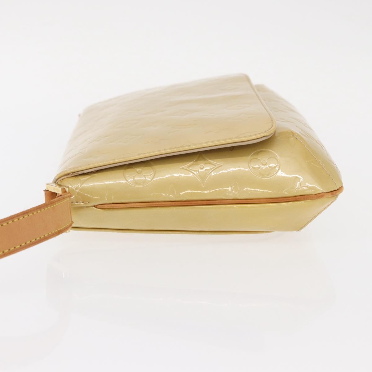 LOUIS VUITTON Monogram Vernis Thompson Street Bag Beige M91301 LV Auth 156991