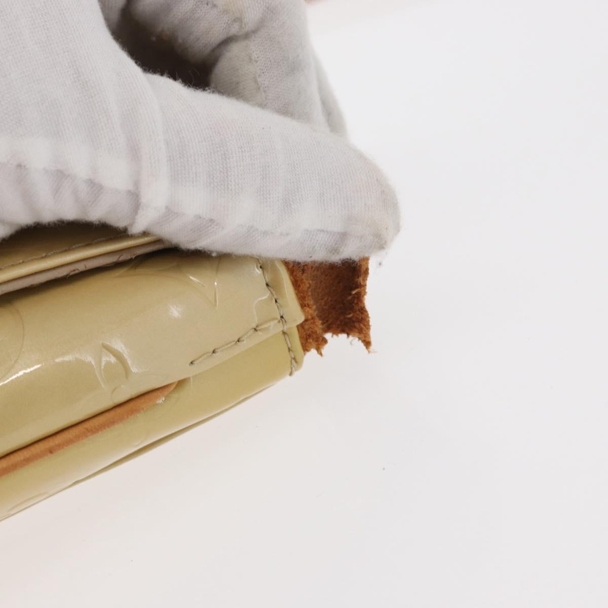 LOUIS VUITTON Monogram Vernis Thompson Street Bag Beige M91301 LV Auth 156991