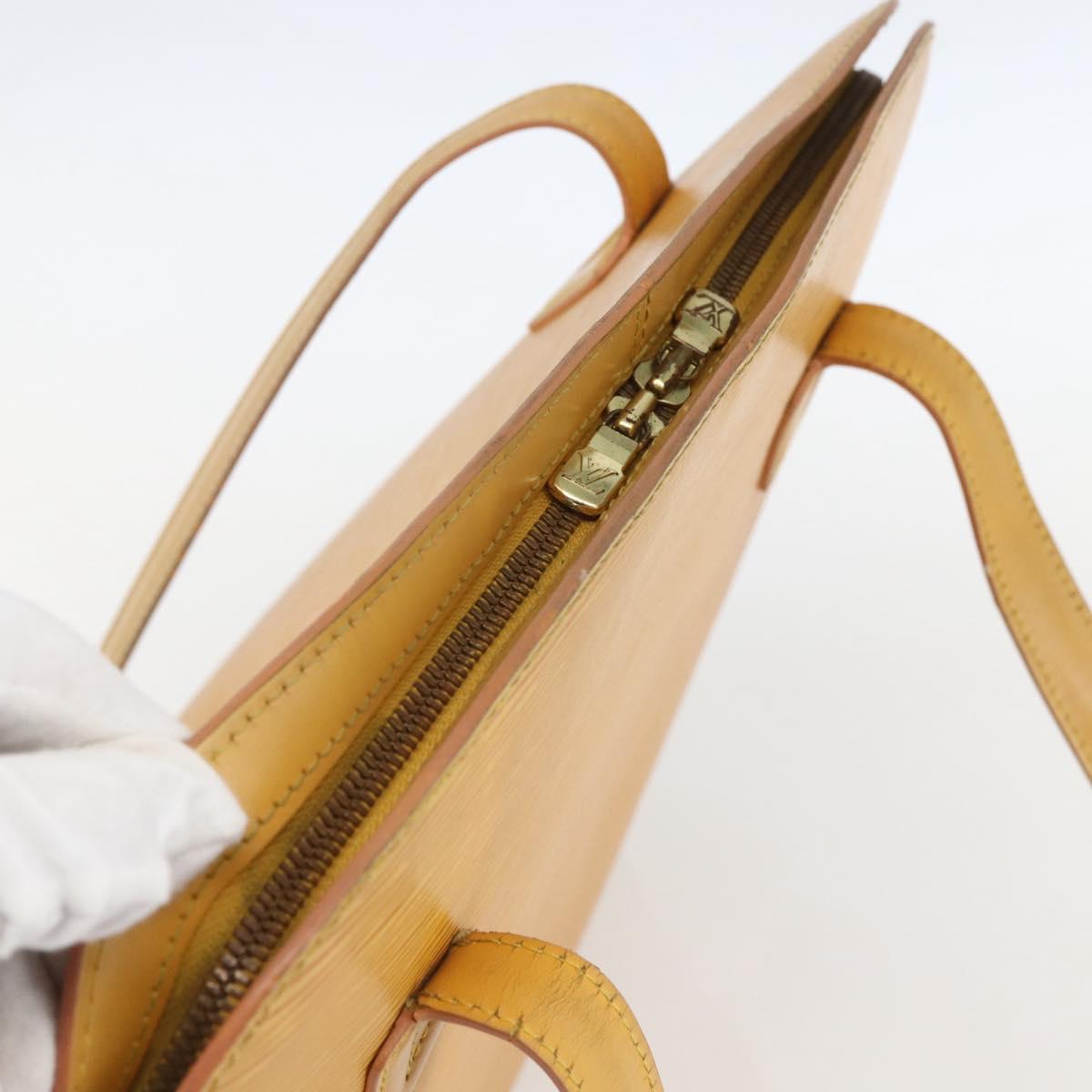 LOUIS VUITTON Epi Lussac Shoulder Bag Yellow M52289 LV Auth 156993