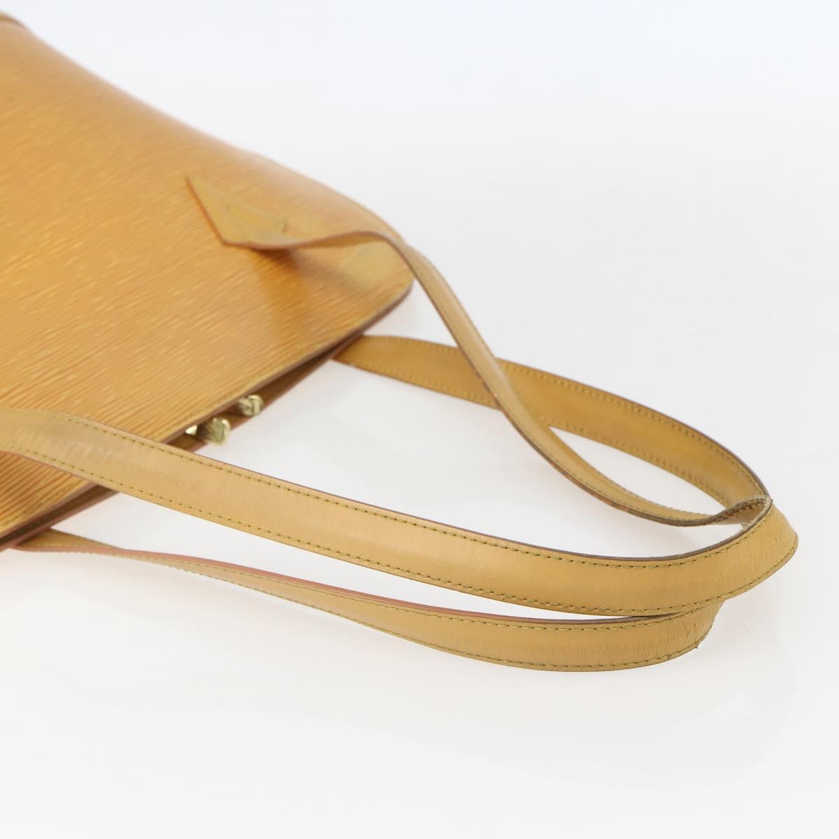LOUIS VUITTON Epi Lussac Shoulder Bag Yellow M52289 LV Auth 156993