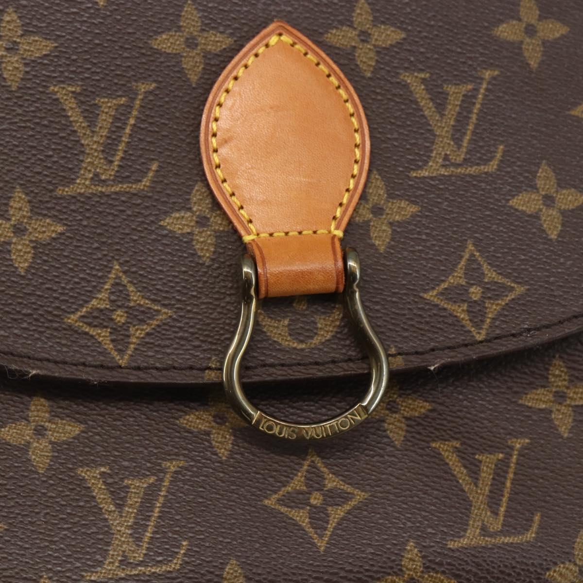 LOUIS VUITTON Monogram Saint Cloud MM Shoulder Bag M51243 LV Auth 156994