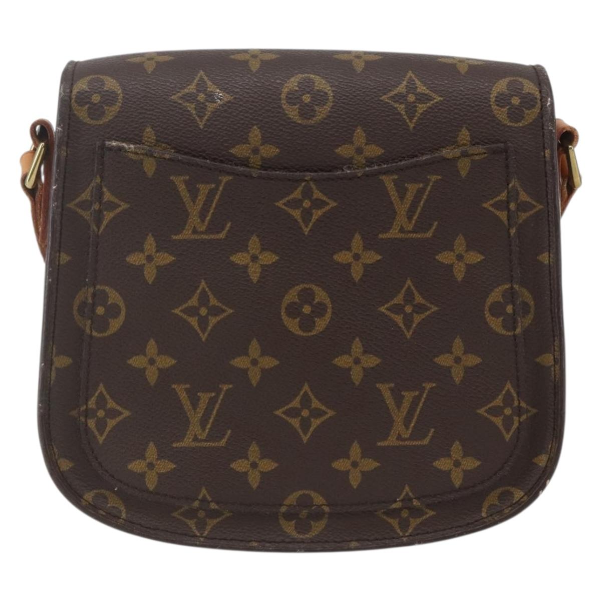 LOUIS VUITTON Monogram Saint Cloud MM Shoulder Bag M51243 LV Auth 156994