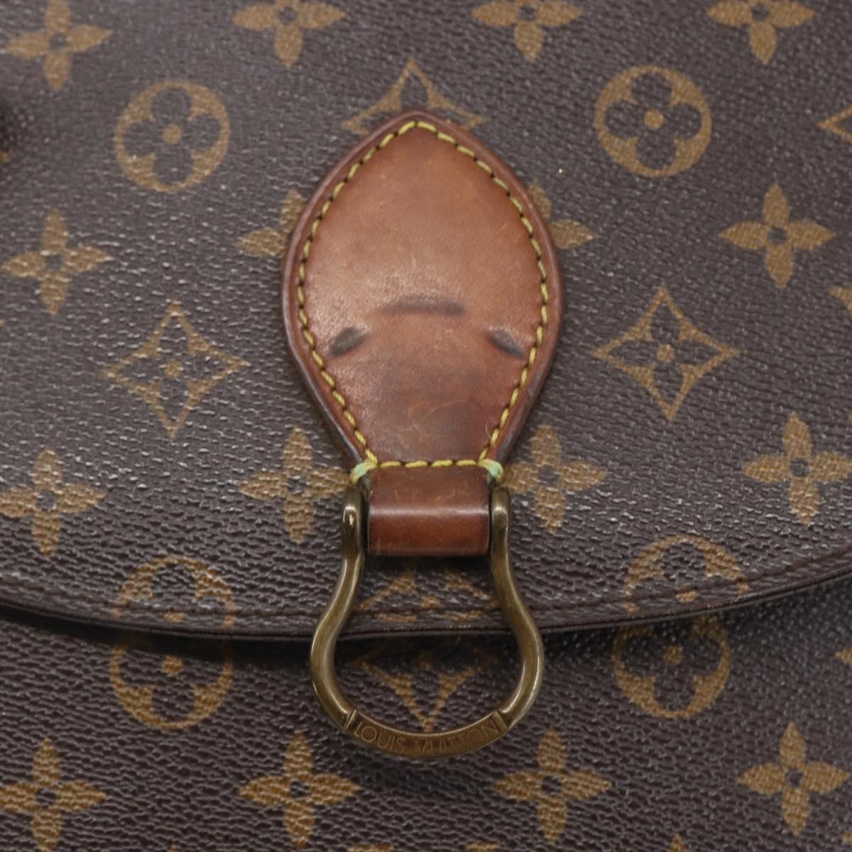 LOUIS VUITTON Monogram Saint Cloud GM Shoulder Bag M51242 LV Auth 156995