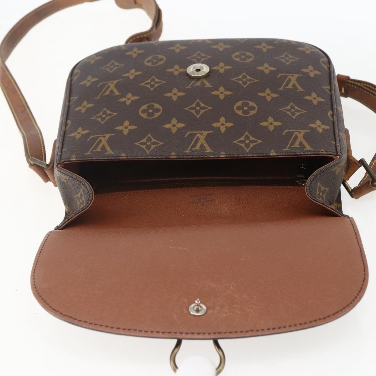 LOUIS VUITTON Monogram Saint Cloud GM Shoulder Bag M51242 LV Auth 156995