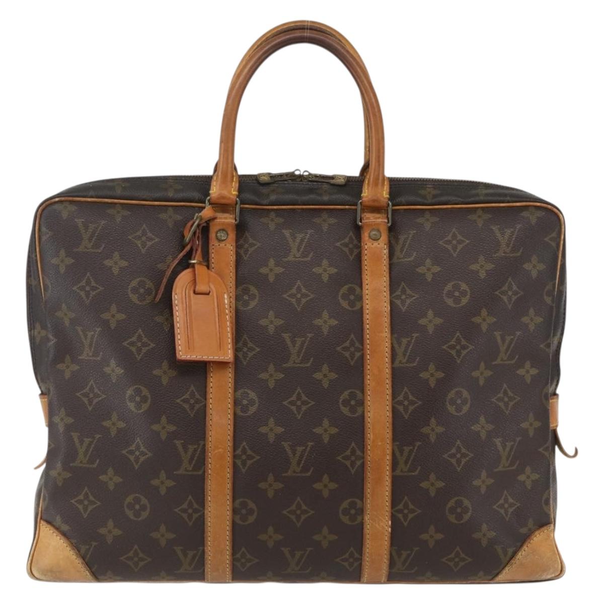 LOUIS VUITTON Monogram Porte Documents Voyage Business Bag M53361 LV Auth 156997