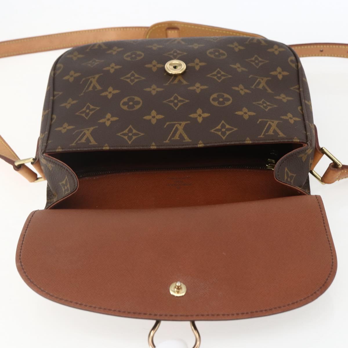 LOUIS VUITTON Monogram Saint Cloud GM Shoulder Bag M51242 LV Auth 157018