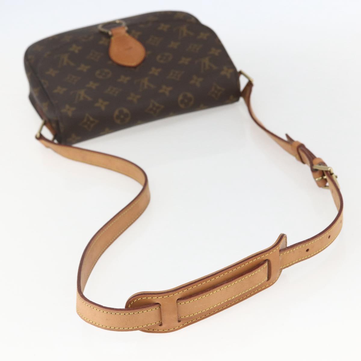 LOUIS VUITTON Monogram Saint Cloud GM Shoulder Bag M51242 LV Auth 157018