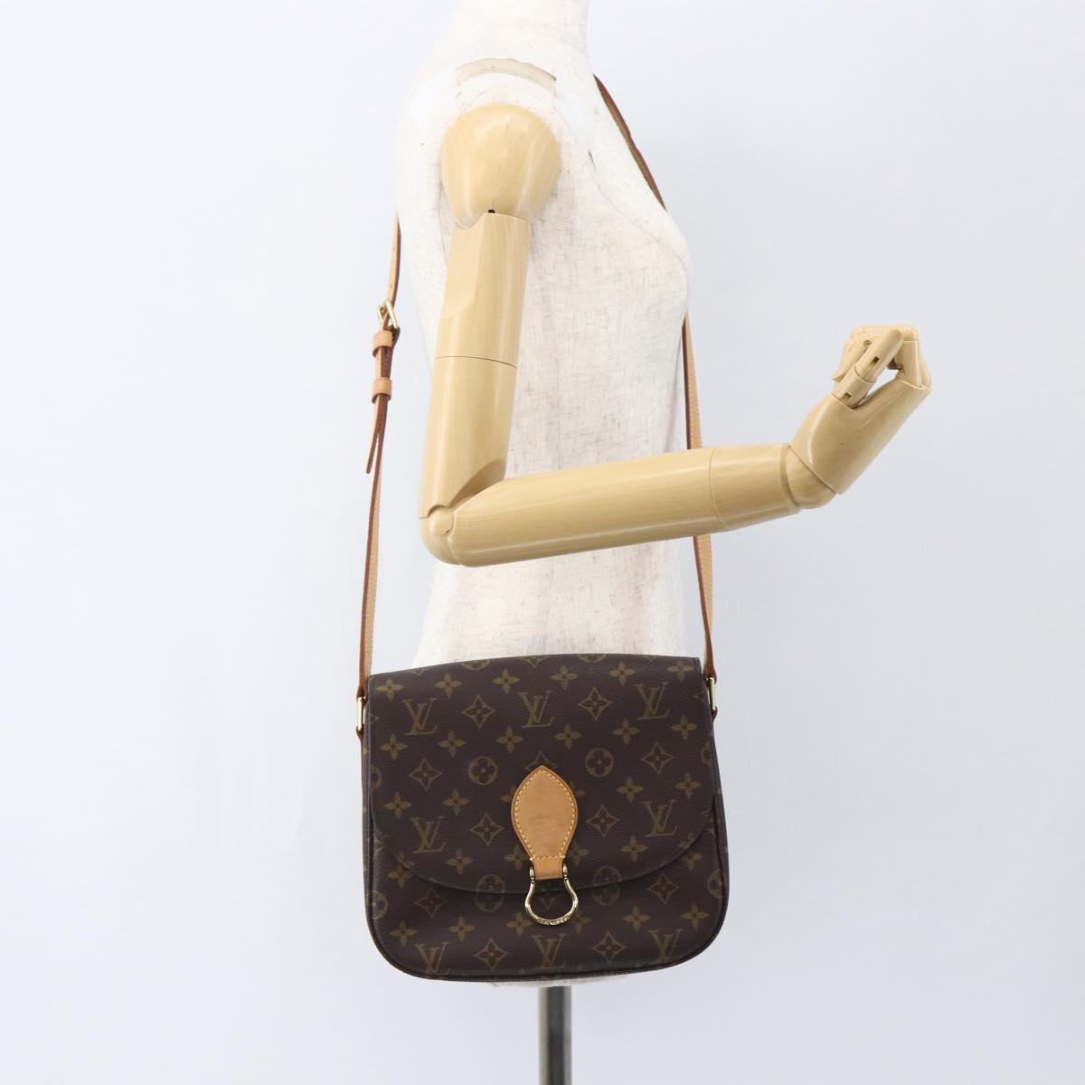 LOUIS VUITTON Monogram Saint Cloud GM Shoulder Bag M51242 LV Auth 157019V