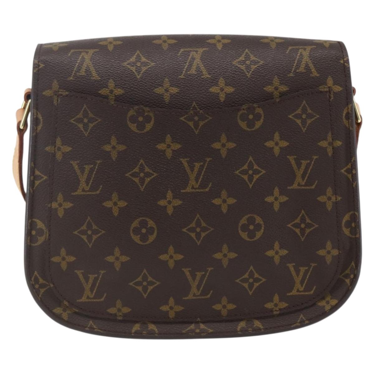 LOUIS VUITTON Monogram Saint Cloud GM Shoulder Bag M51242 LV Auth 157019V