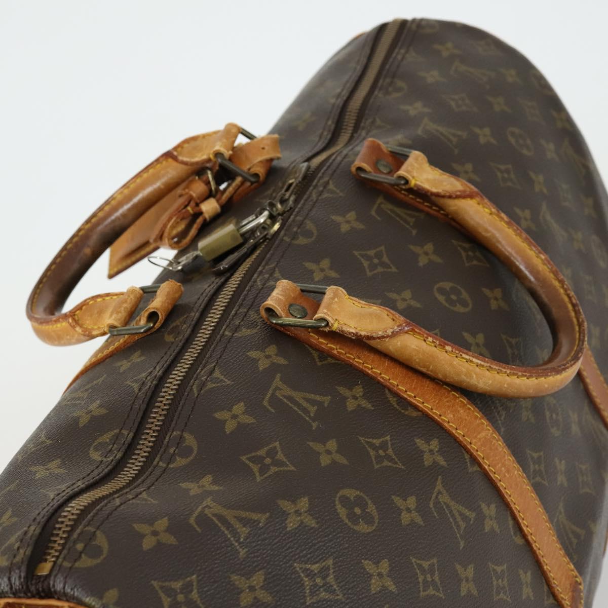 LOUIS VUITTON Monogram Keepall 50 Boston Bag M41426 LV Auth 157022
