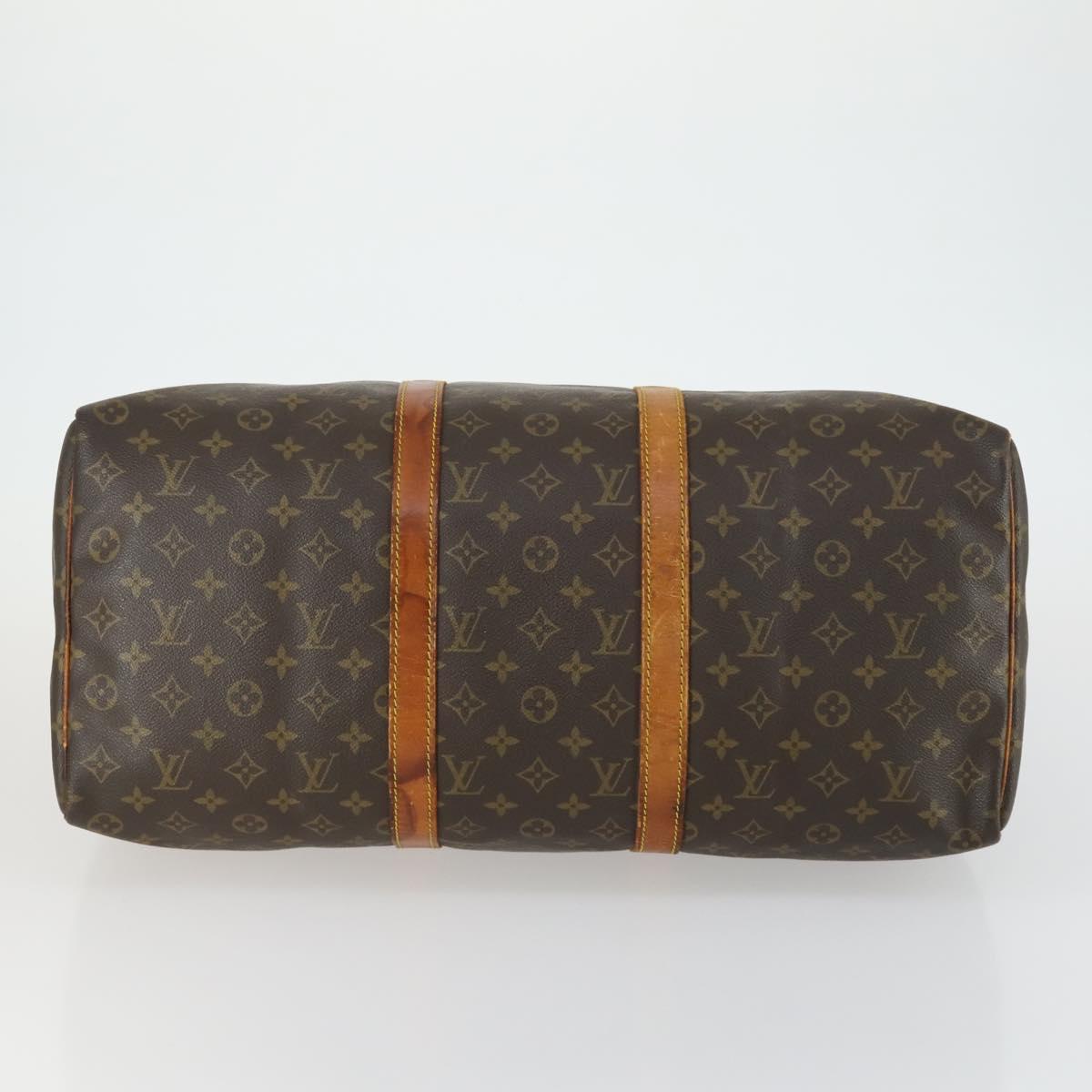 LOUIS VUITTON Monogram Keepall 50 Boston Bag M41426 LV Auth 157022