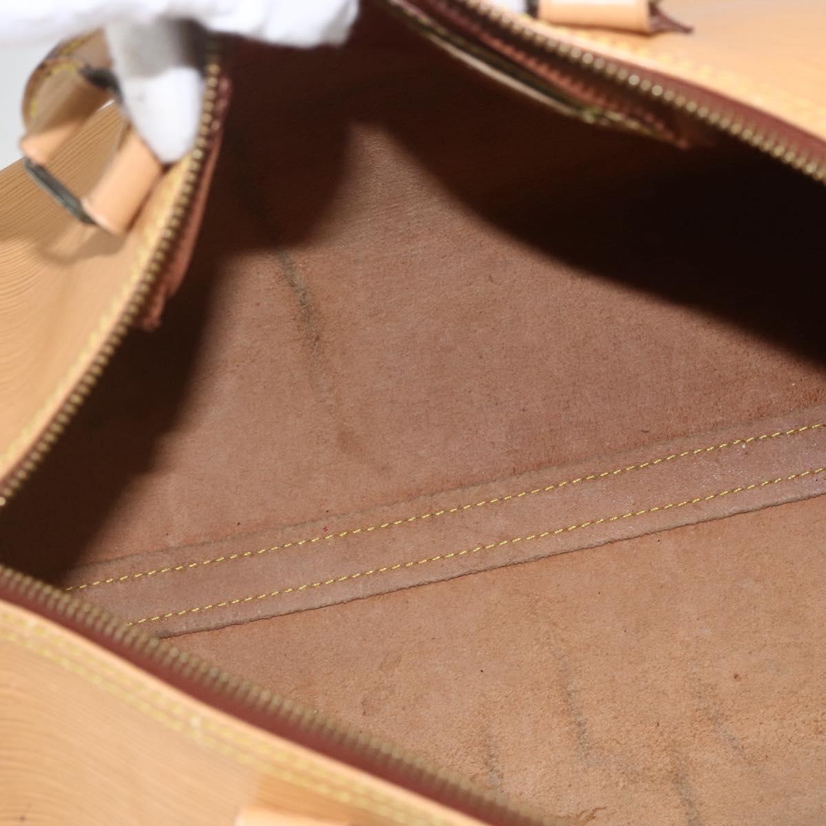 LOUIS VUITTON Epi Speedy 30 Hand Bag Beige LV Auth 157028
