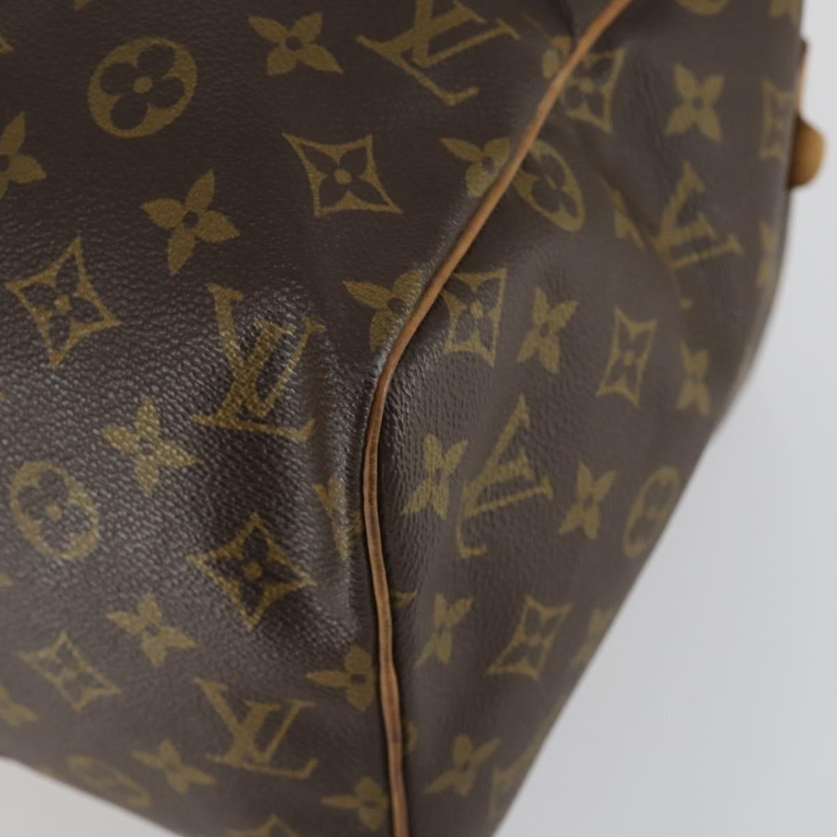 LOUIS VUITTON Monogram Sac Souple 35 Boston Bag M41626 LV Auth 157033