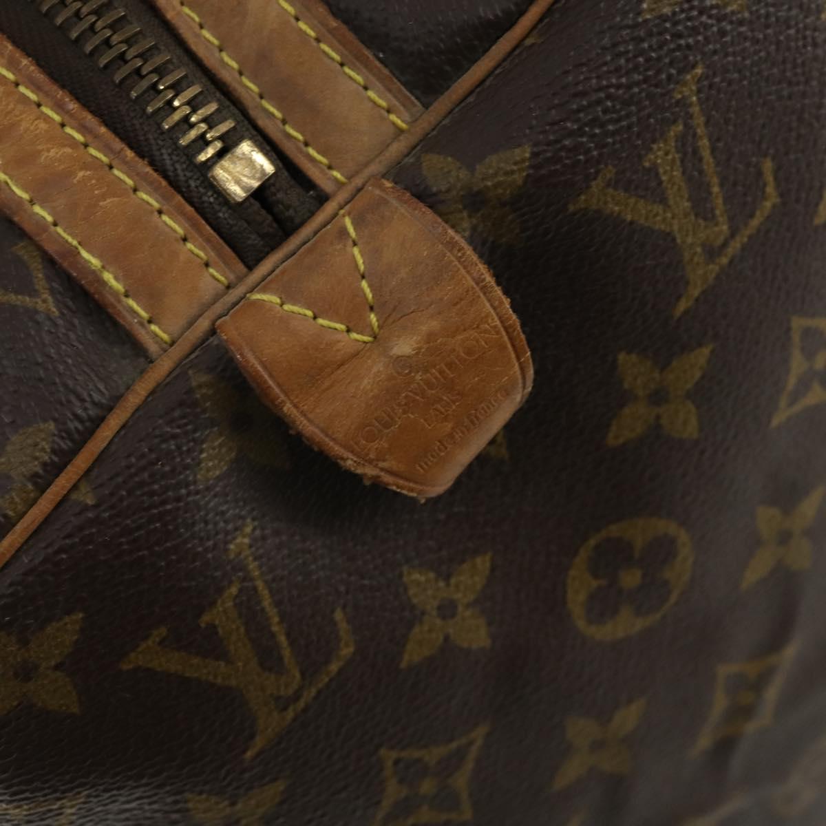 LOUIS VUITTON Monogram Sac Souple 35 Boston Bag M41626 LV Auth 157033
