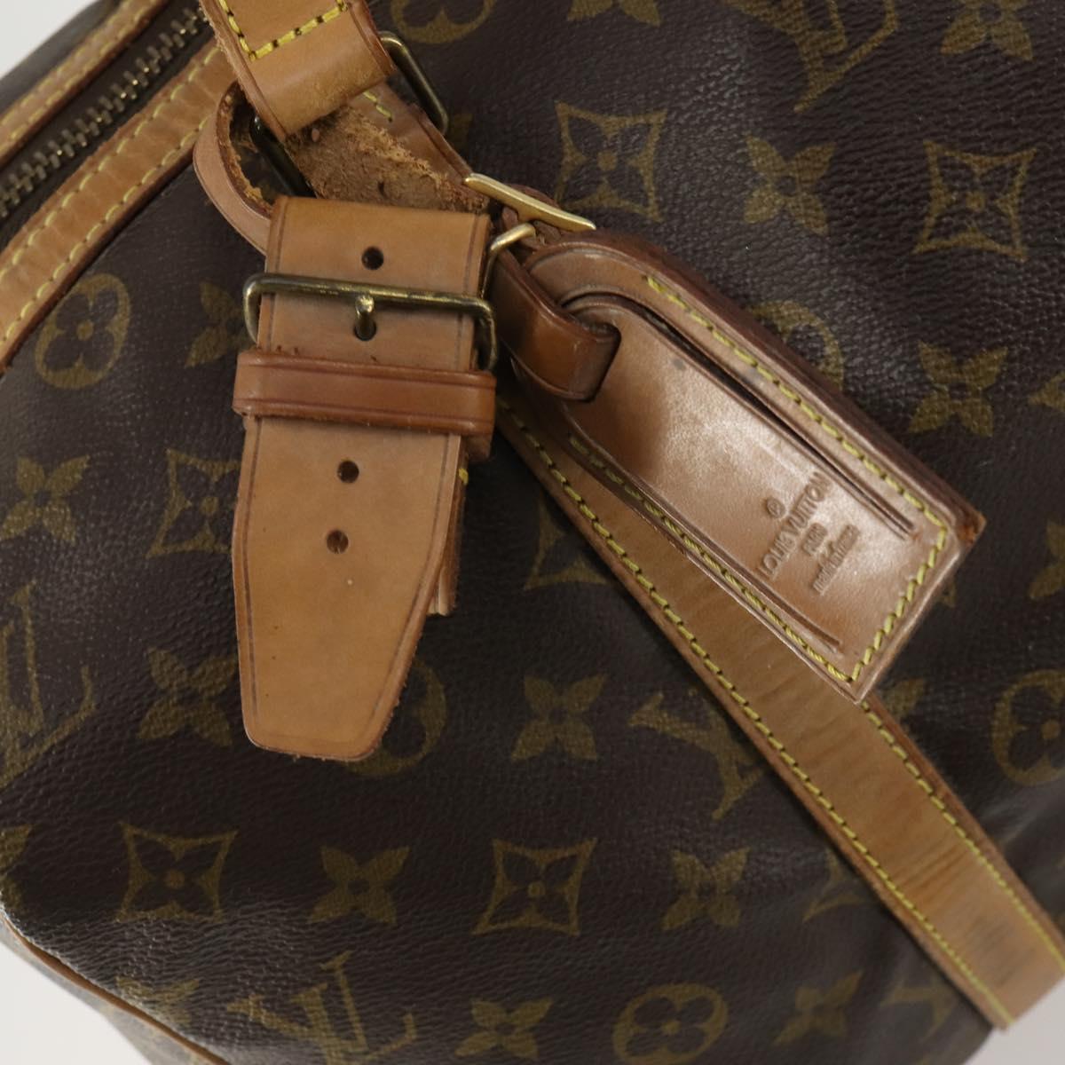 LOUIS VUITTON Monogram Sac Souple 35 Boston Bag M41626 LV Auth 157033