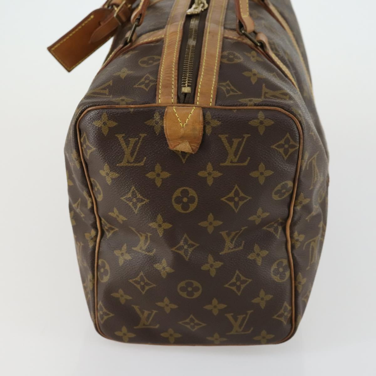 LOUIS VUITTON Monogram Sac Souple 35 Boston Bag M41626 LV Auth 157033