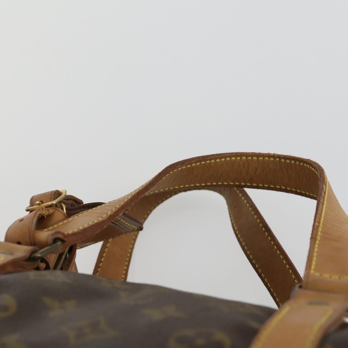 LOUIS VUITTON Monogram Sac Souple 35 Boston Bag M41626 LV Auth 157033