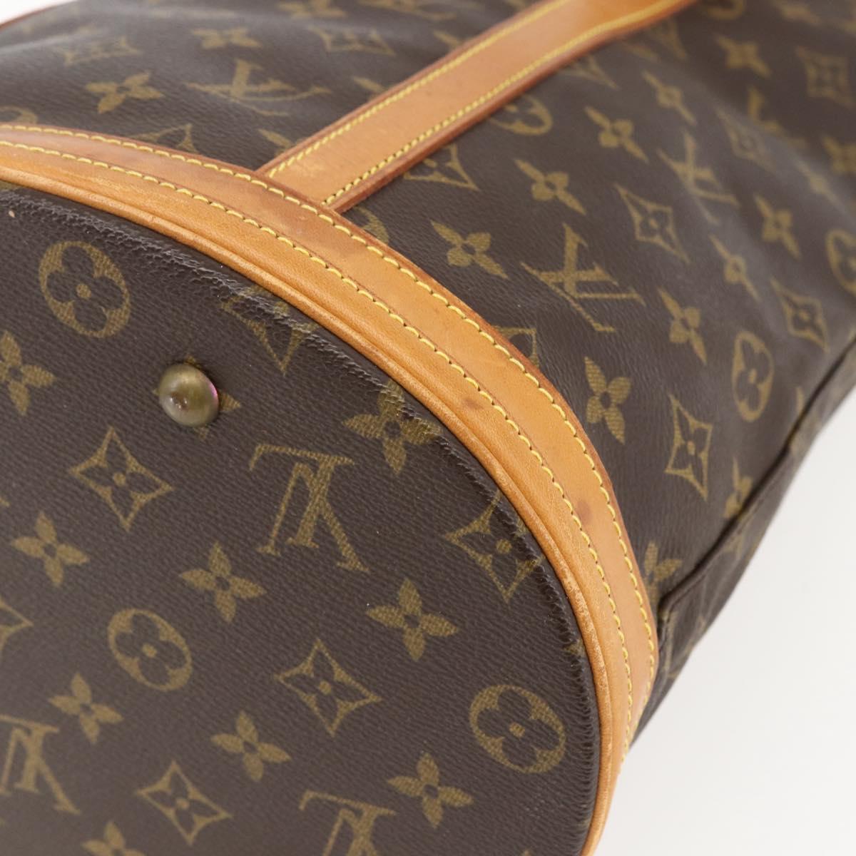 LOUIS VUITTON Monogram Bucket GM Shoulder Bag M42236 LV Auth 157034