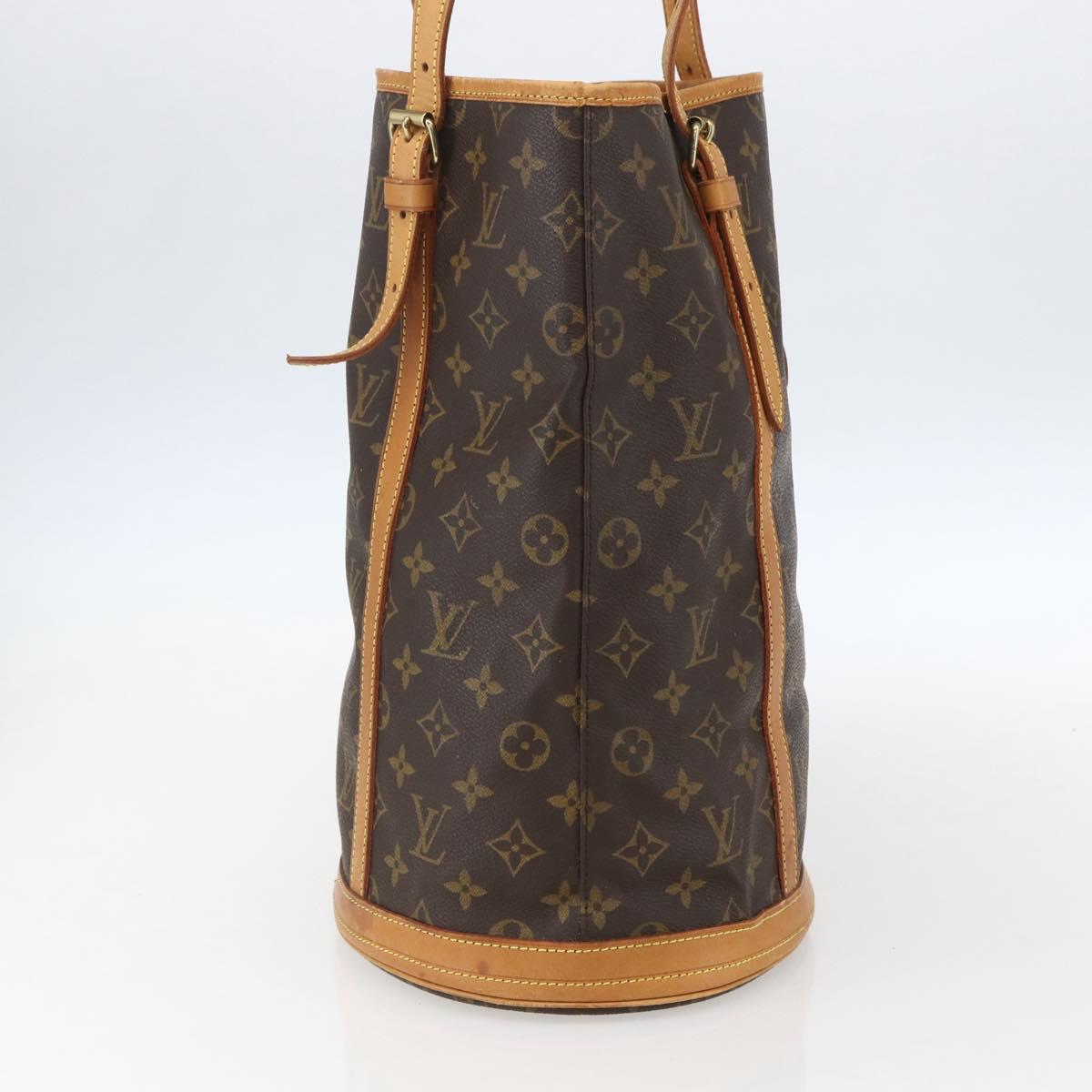 LOUIS VUITTON Monogram Bucket GM Shoulder Bag M42236 LV Auth 157034