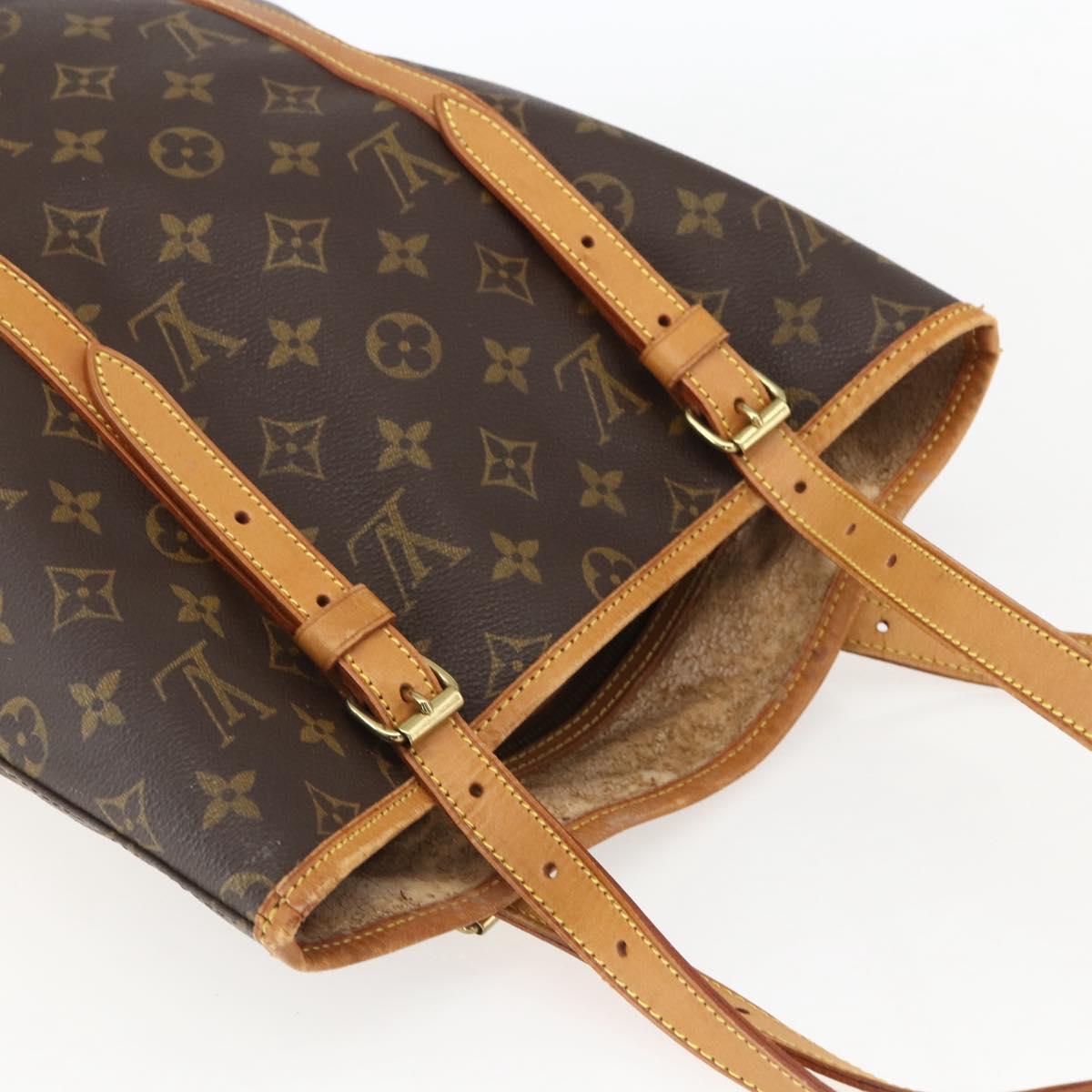 LOUIS VUITTON Monogram Bucket GM Shoulder Bag M42236 LV Auth 157034
