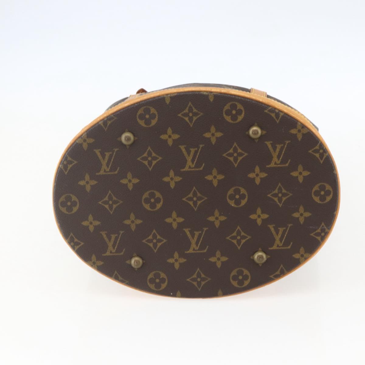 LOUIS VUITTON Monogram Bucket GM Shoulder Bag M42236 LV Auth 157034