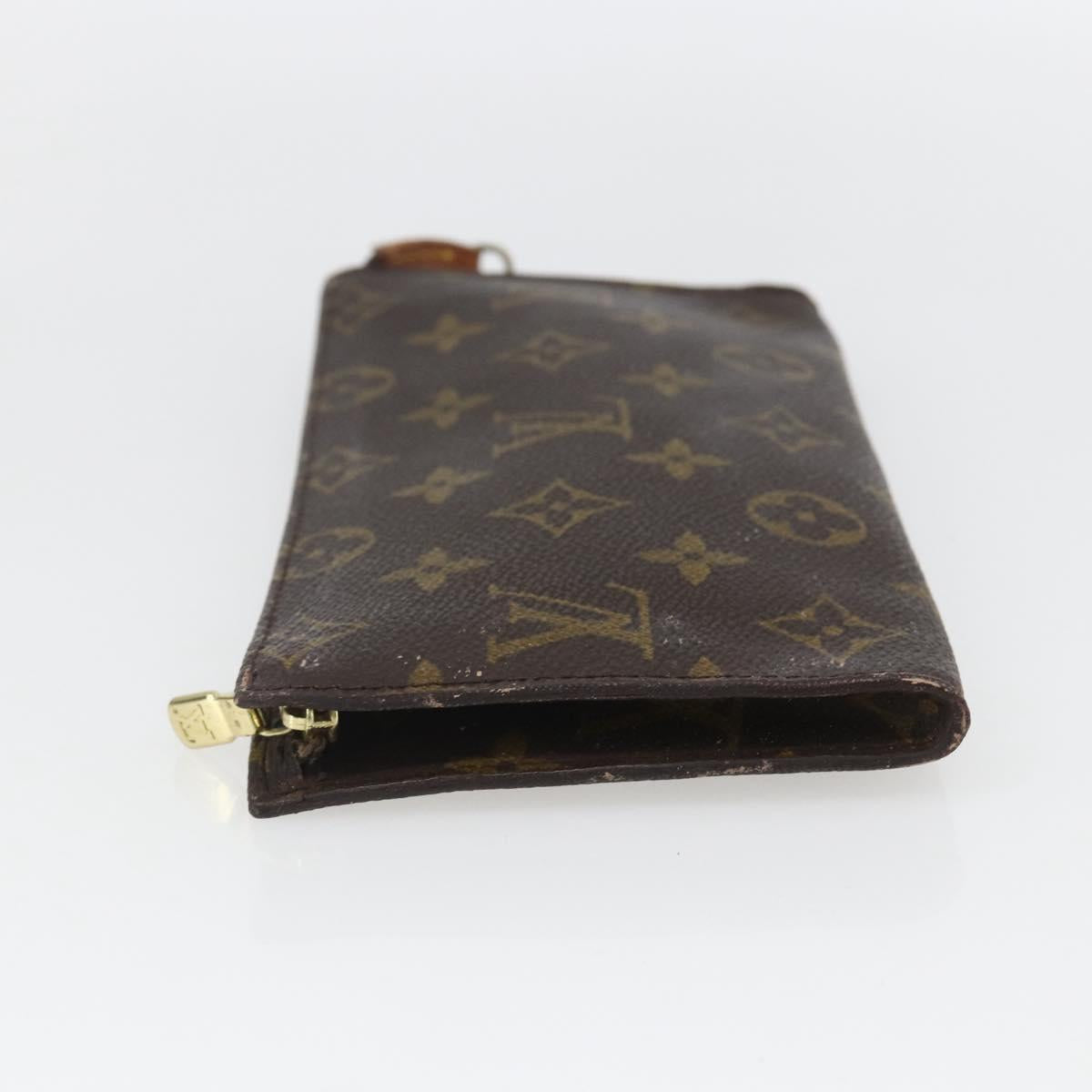 LOUIS VUITTON Monogram Bucket GM Accessory Pouch LV Auth 157035