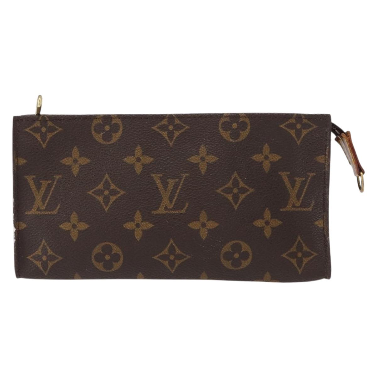 LOUIS VUITTON Monogram Bucket GM Accessory Pouch LV Auth 157037