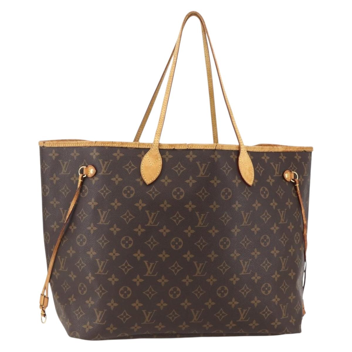 LOUIS VUITTON Monogram Neverfull GM Tote Bag M40157 LV Auth 157038