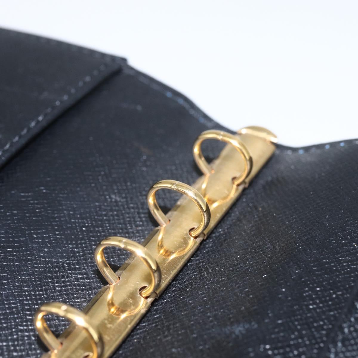 LOUIS VUITTON Epi Agenda PM Day Planner Cover Blue R20055 LV Auth 157040