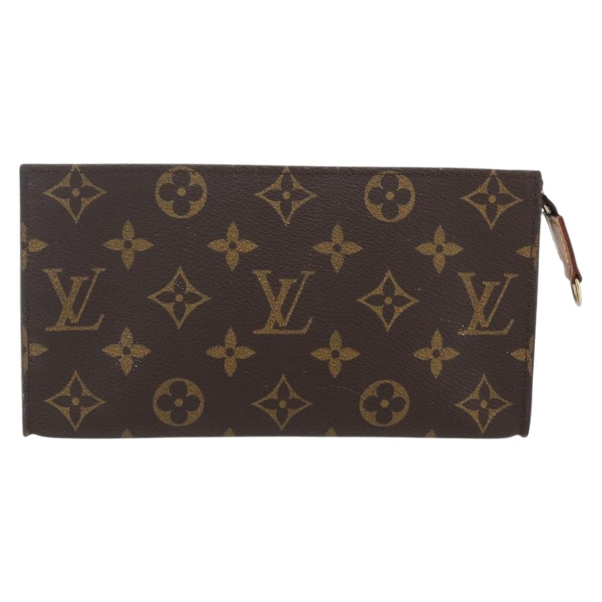 LOUIS VUITTON Monogram Bucket GM Accessory Pouch LV Auth 157042