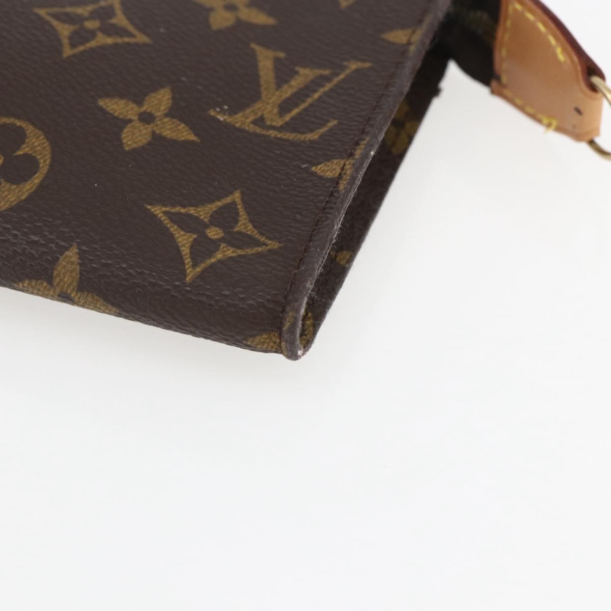 LOUIS VUITTON Monogram Bucket GM Accessory Pouch LV Auth 157042