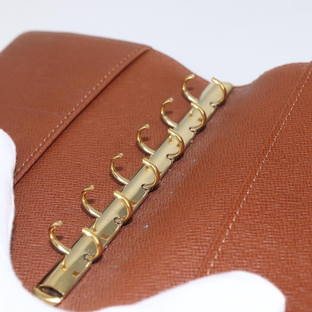 LOUIS VUITTON Monogram Agenda PM Day Planner Cover R20005 LV Auth 157043