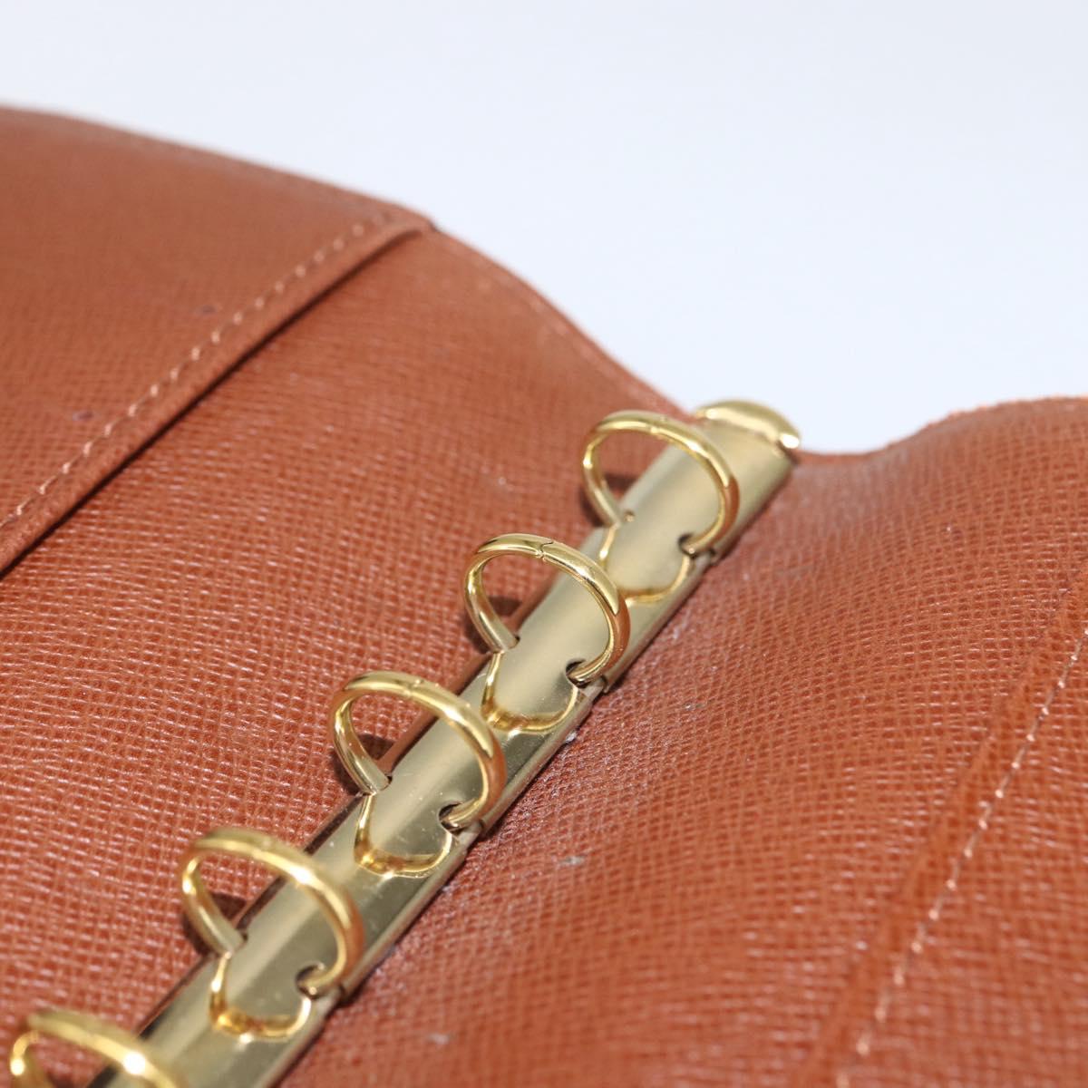 LOUIS VUITTON Monogram Agenda PM Day Planner Cover R20005 LV Auth 157043