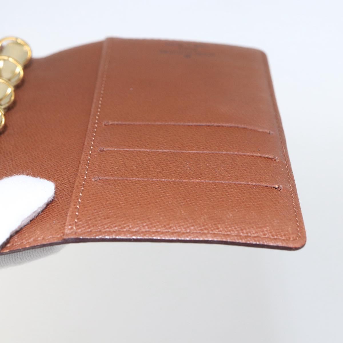 LOUIS VUITTON Monogram Agenda PM Day Planner Cover R20005 LV Auth 157043