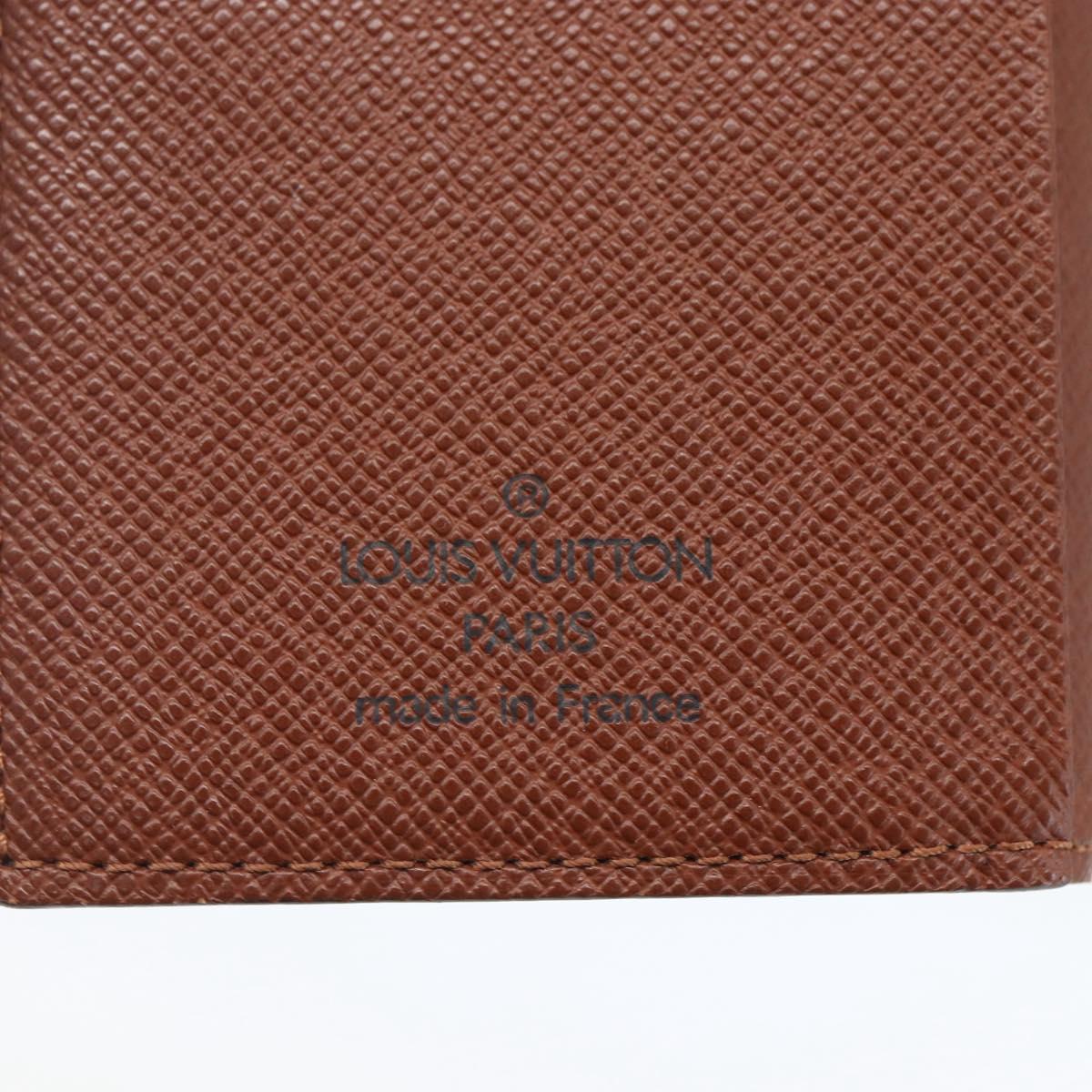 LOUIS VUITTON Monogram Agenda Mini Day Planner Cover R20007 LV Auth 157045