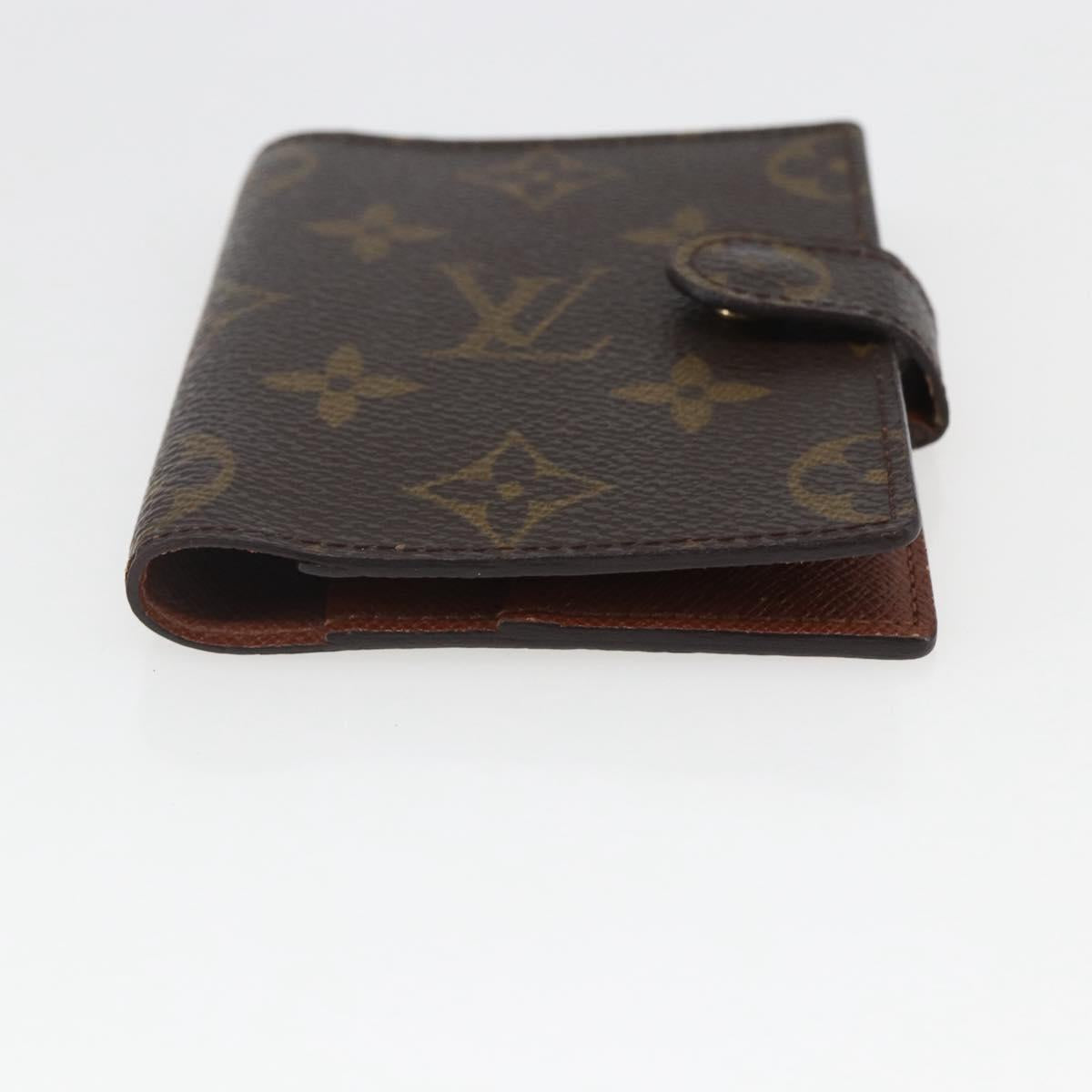 LOUIS VUITTON Monogram Agenda Mini Day Planner Cover R20007 LV Auth 157045