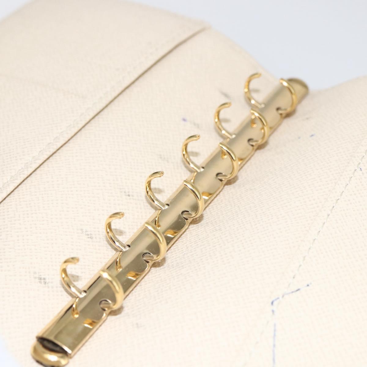 LOUIS VUITTON Damier Azur Agenda PM Day Planner Cover R20706 LV Auth 157046