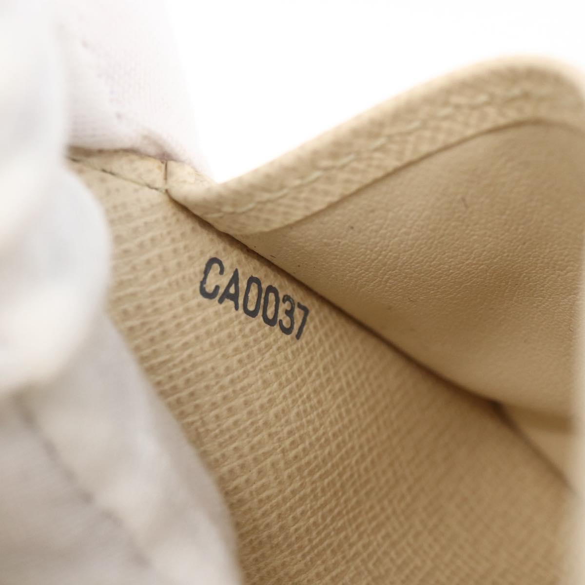 LOUIS VUITTON Damier Azur Agenda PM Day Planner Cover R20706 LV Auth 157046