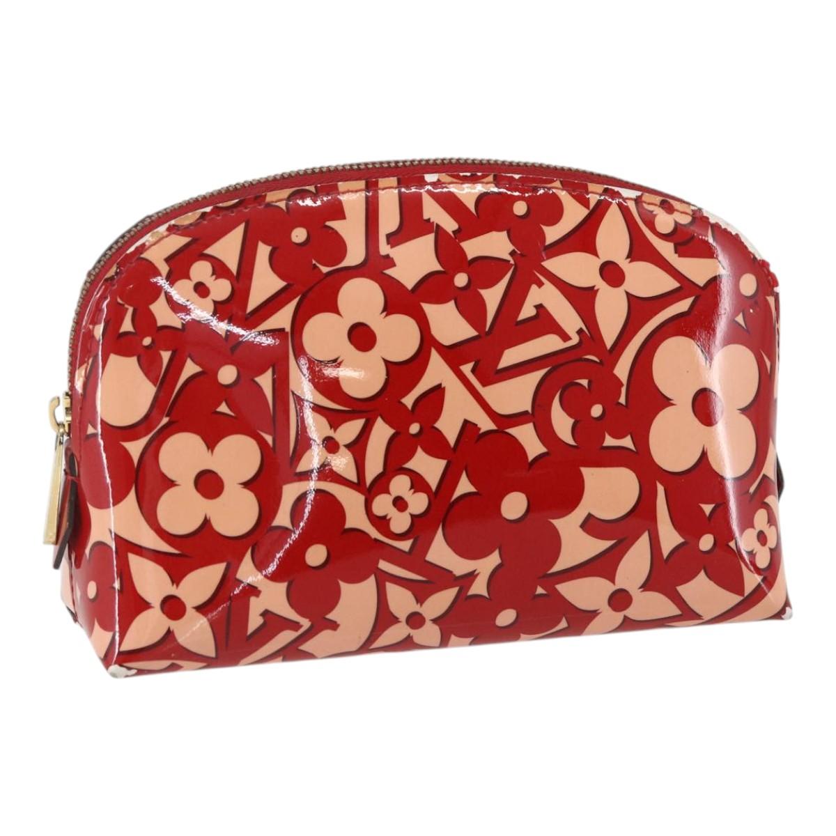 LOUIS VUITTON Sweet Monogram Pochette Cosmetic PM Pomme D'amour LV Auth 157048
