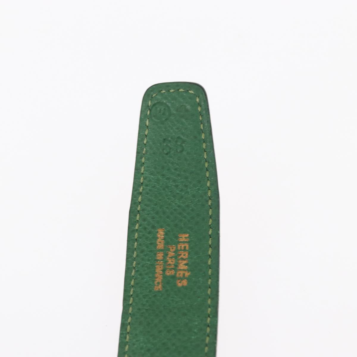 HERMES Constance Belt Leather 28.7"" Red Auth 157051