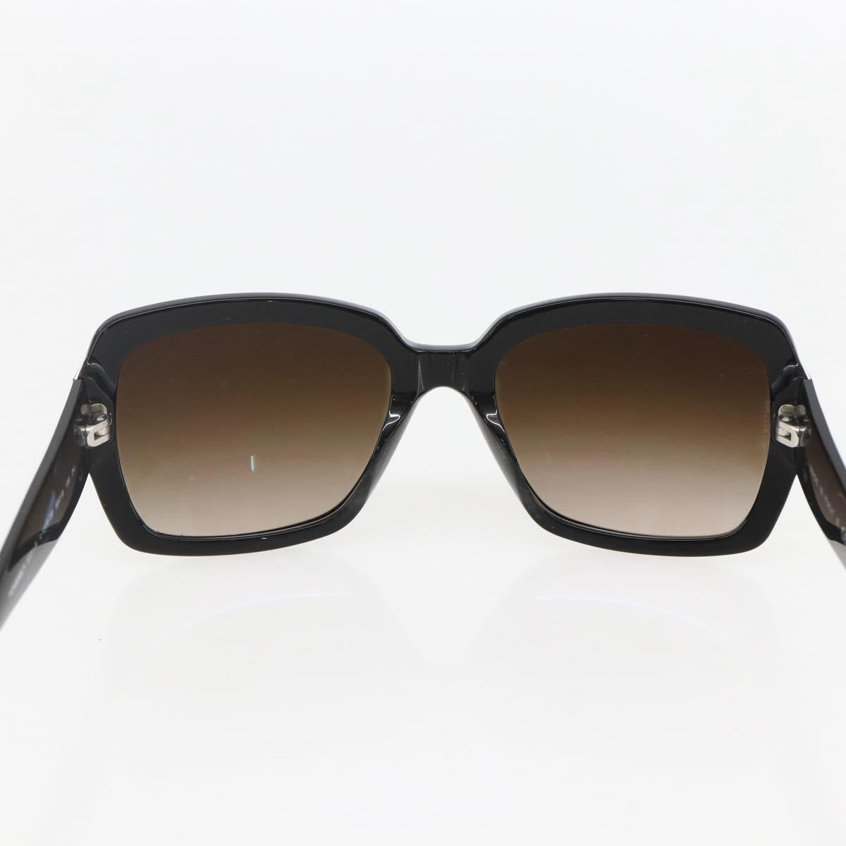 CHANEL COCO Mark Sunglasses plastic Beige CC Auth 157053