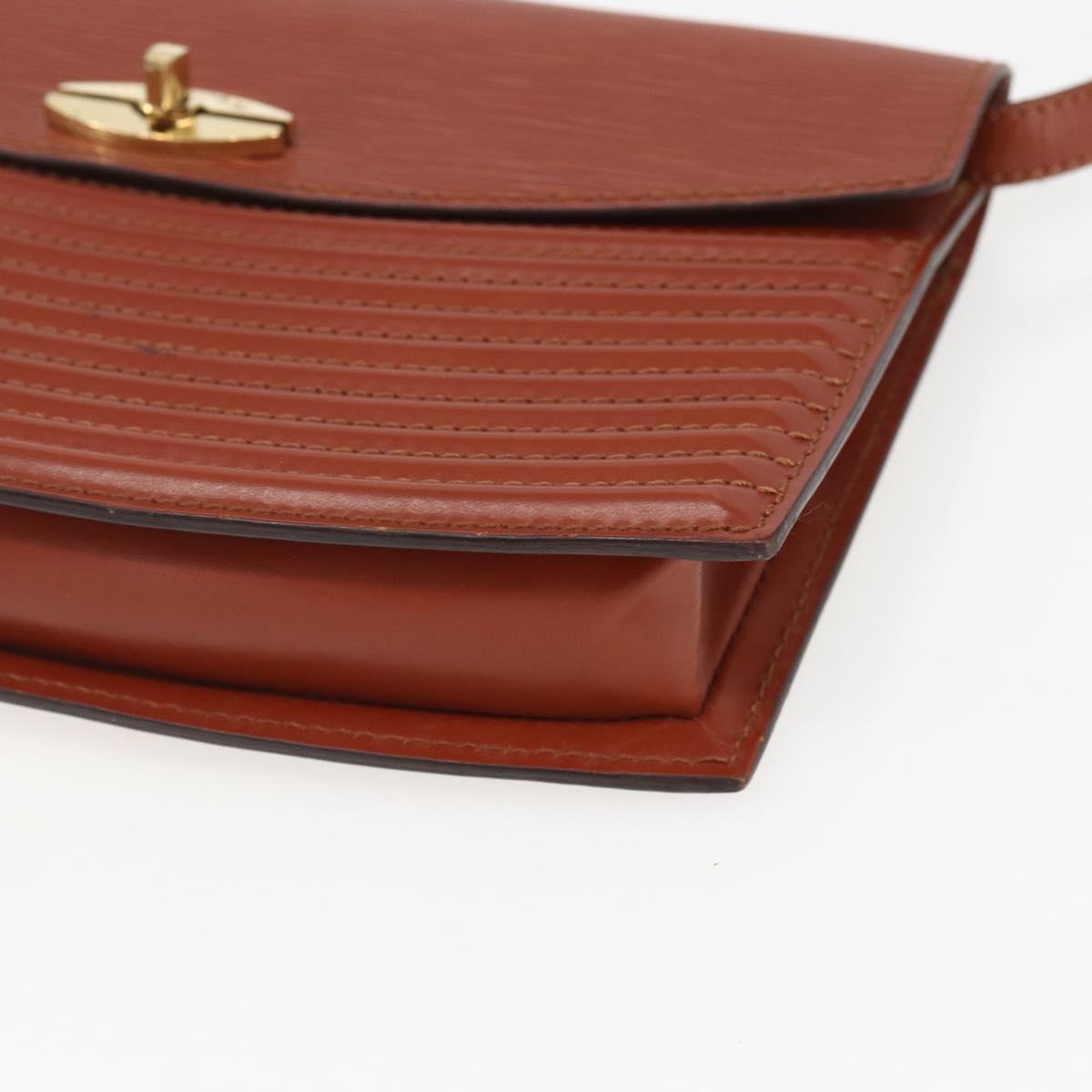 LOUIS VUITTON Epi Prebourg Shoulder Bag Brown M52563 LV Auth 157057